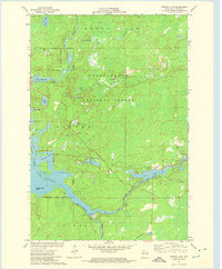 Barker Lake 1972 topographic map thumbnail
