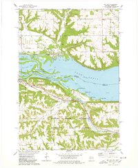 Bay City 1974 topographic map thumbnail