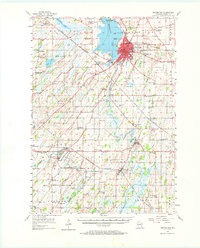 Beaver Dam 1955 topographic map thumbnail