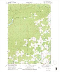 Becky Creek 1972 topographic map thumbnail