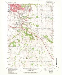 Bellevue 1982 topographic map thumbnail