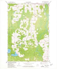 Berry Lake 1974 topographic map thumbnail
