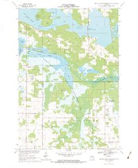 Big Eau Pleine Reservoir 1970 topographic map thumbnail