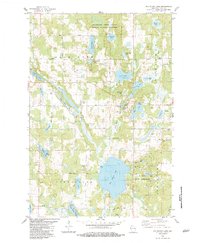 Big Round Lake 1983 topographic map thumbnail