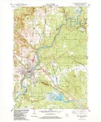 Black River Falls 1984 topographic map thumbnail