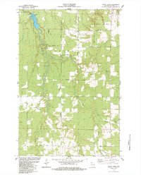 Blaine Creek 1984 topographic map thumbnail