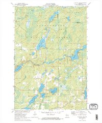 Blaisdell Lake 1971 topographic map thumbnail