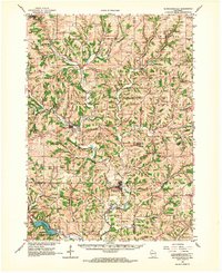Blanchardville 1962 topographic map thumbnail
