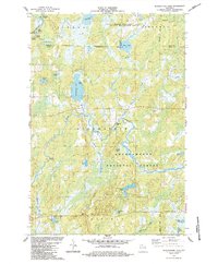 Blockhouse Lake 1984 topographic map thumbnail