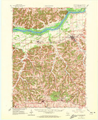 Blue Mounds 1962 topographic map thumbnail