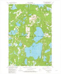 Boulder Junction 1981 topographic map thumbnail