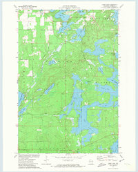 Chief Lake 1971 topographic map preview
