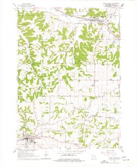 Cross Plains 1962 topographic map thumbnail