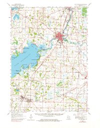 Fort Atkinson 1961 topographic map thumbnail