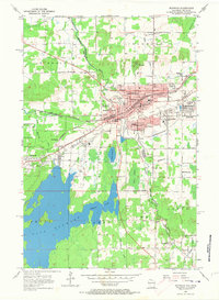 Ironwood 1955 topographic map thumbnail