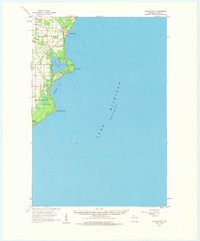 Jacksonport 1960 topographic map thumbnail