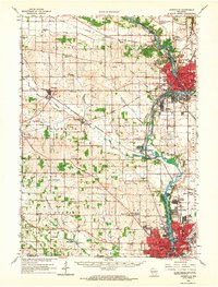 Janesville topographic map thumbnail