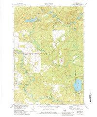 Langlade 1973 topographic map thumbnail