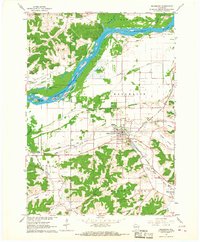 Mazomanie 1962 topographic map thumbnail