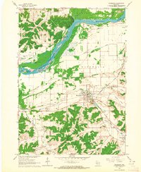 Mazomanie 1962 topographic map thumbnail