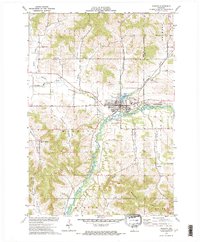 Mondovi 1973 topographic map thumbnail