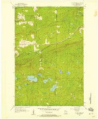 Mt. Whittlesey 1956 topographic map thumbnail