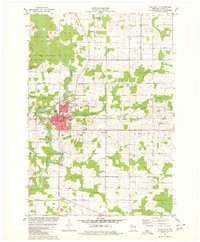 Neillsville 1979 topographic map thumbnail