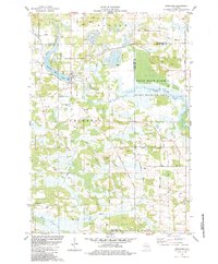 Neshkoro 1984 topographic map thumbnail