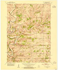 New Diggings 1952 topographic map thumbnail