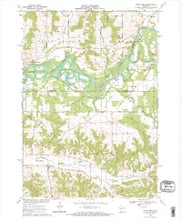 North Bend 1969 topographic map thumbnail