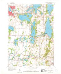 Oconomowoc East 1959 topographic map thumbnail