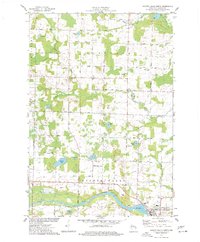 Oconto Falls North 1974 topographic map thumbnail