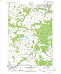 Oconto Falls South 1974 topographic map thumbnail