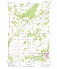 Oconto West 1974 topographic map thumbnail