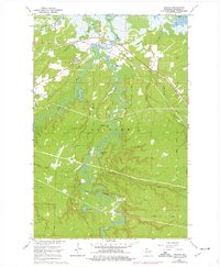 Odanah 1964 topographic map thumbnail