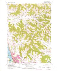 Onalaska 1963 topographic map preview