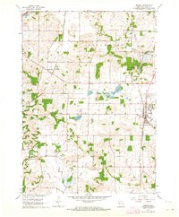 Oregon 1961 topographic map thumbnail