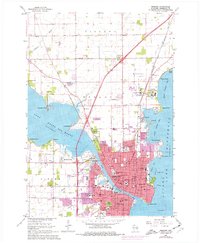 Oshkosh 1961 topographic map thumbnail