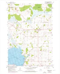 Oshkosh NW 1961 topographic map thumbnail