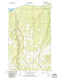 Oulu 1984 topographic map thumbnail