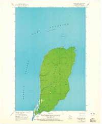 Outer Island 1963 topographic map thumbnail