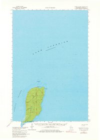 Outer Island 1963 topographic map thumbnail