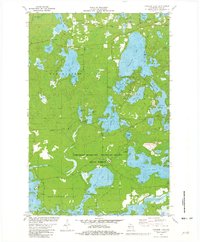 Papoose Lake 1981 topographic map thumbnail