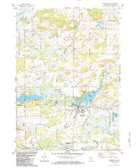 Pardeeville 1984 topographic map thumbnail