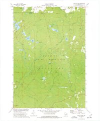 Perote Lake 1973 topographic map thumbnail