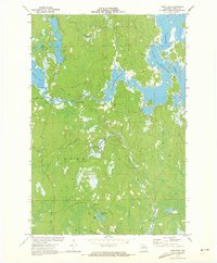 Pier Lake 1971 topographic map thumbnail