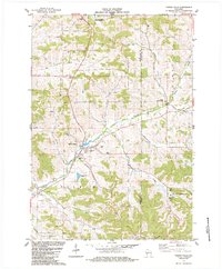 Pigeon Falls 1984 topographic map thumbnail