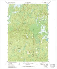 Pike Lake SE 1971 topographic map thumbnail