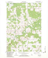 Pine Dells 1982 topographic map thumbnail