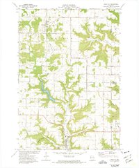 Plum City 1972 topographic map thumbnail